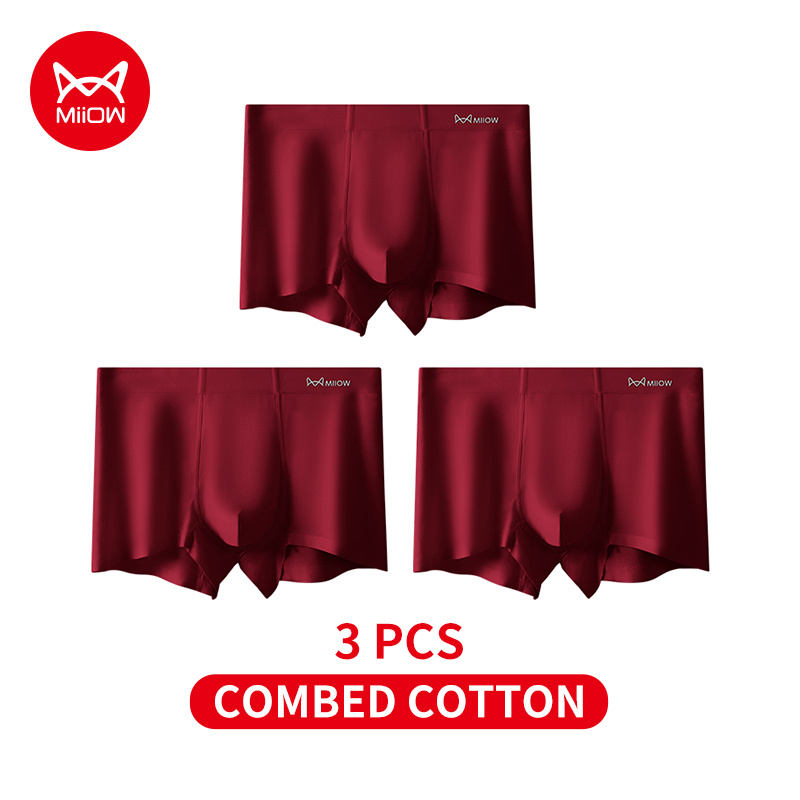 MiiOW 3Pcs Autumn Winter Cotto - Boxer Shorts Modal review and price